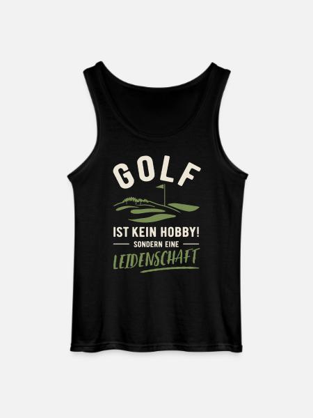 Golf | Kein Hobby sondern Leidenschaft - Gildan Männer Tank Top - Schwarz