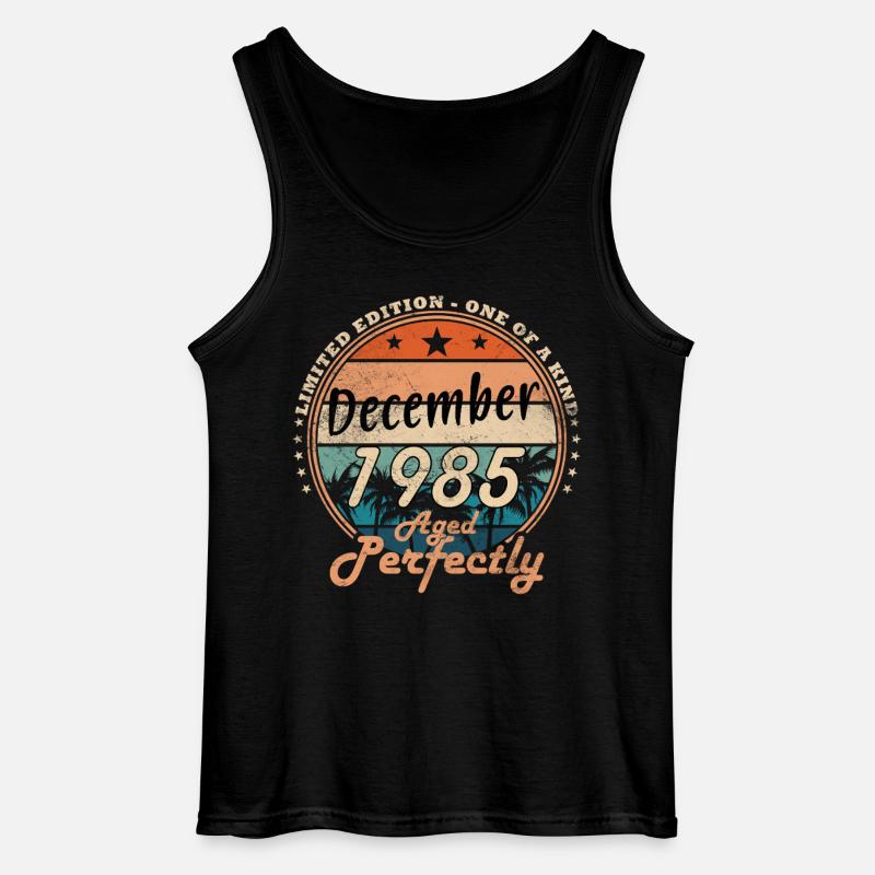Dezember 1985 - Gildan Männer Tank Top - Schwarz