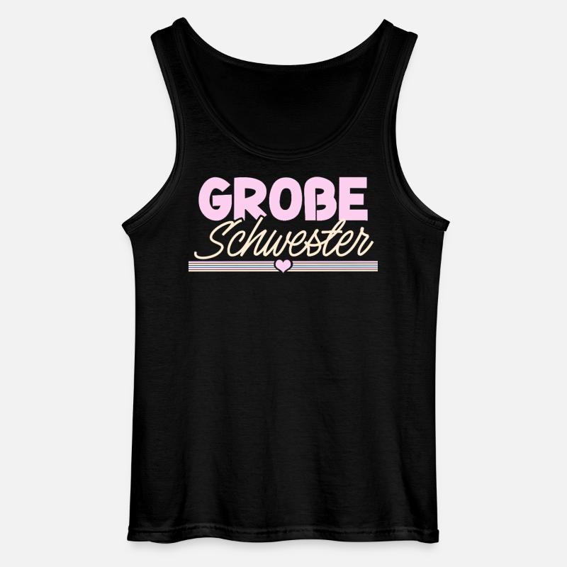 Große Schwester - Gildan Männer Tank Top - Schwarz