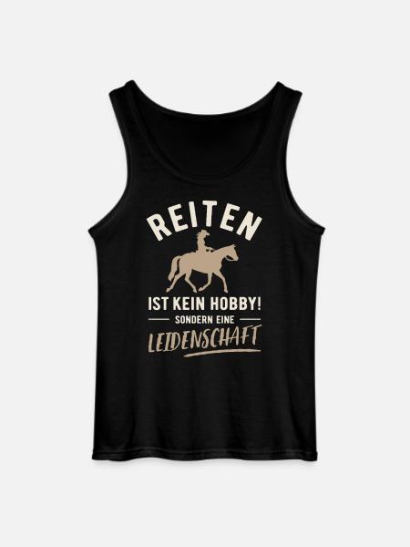 Horse riding | Not a hobby but a passion - Gildan Men’s Tank Top - black