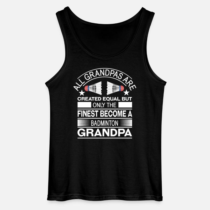 Badminton - Gildan Männer Tank Top - Schwarz