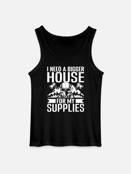  Prepper Must Haves Survivalism Lover Prepping - Gildan Men’s Tank Top - black