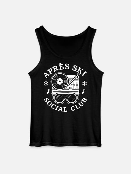 Après Ski Social Club - Gildan Men’s Tank Top - black