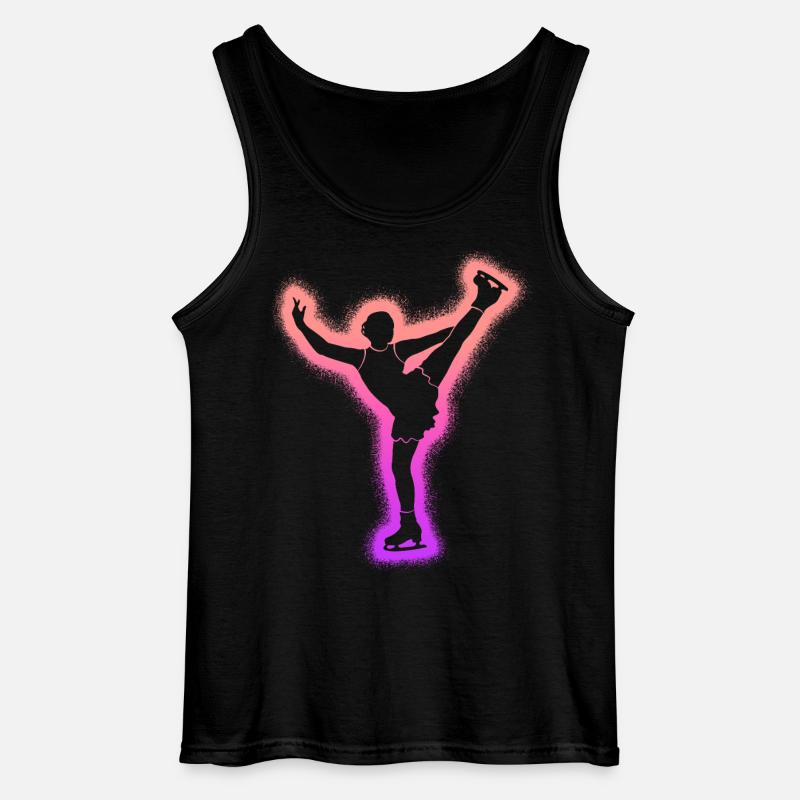 Eiskunstläuferin Eislaufen Mädchen Eiskunstlauf - Gildan Männer Tank Top - Schwarz