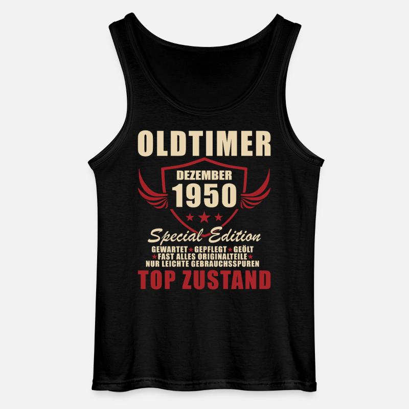 Oldtimer 1950 Special Edition - Gildan Männer Tank Top - Schwarz