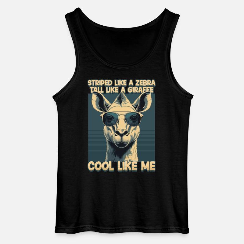 Okapi Tier - Gildan Männer Tank Top - Schwarz