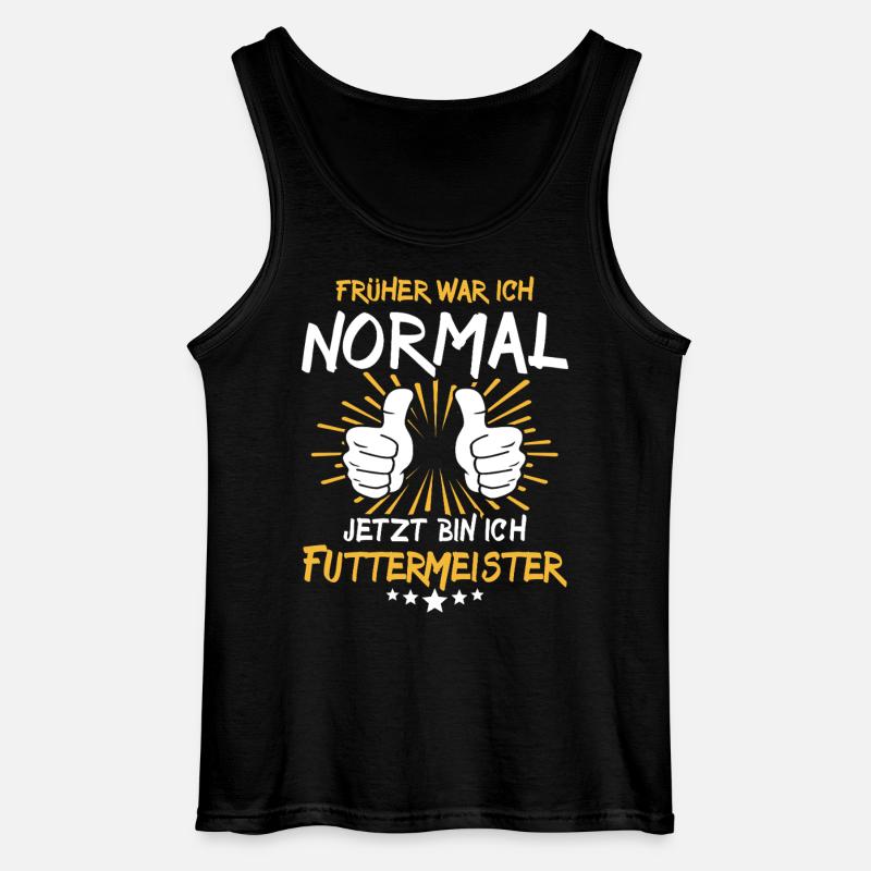 Futtermeister Spruch - Gildan Männer Tank Top - Schwarz
