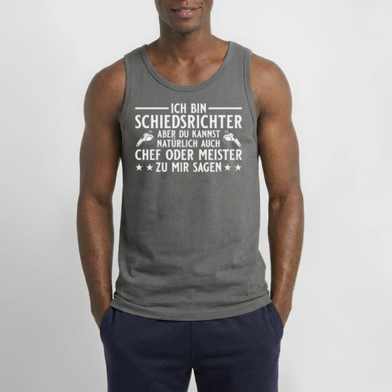 Schiedsrichter Chef oder Meister Canotta da uomo Gildan