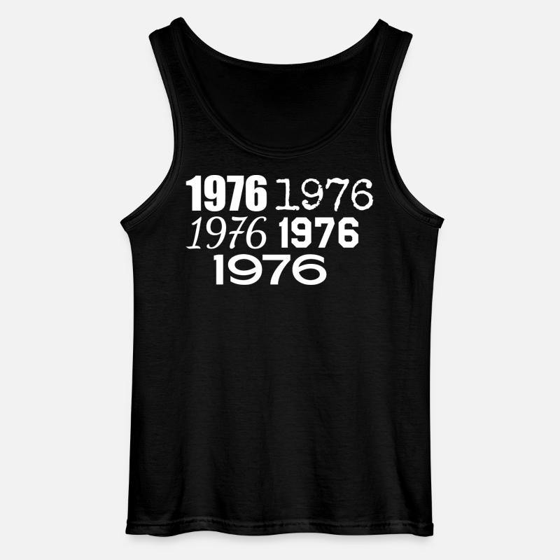 1976 - Gildan Men’s Tank Top - black
