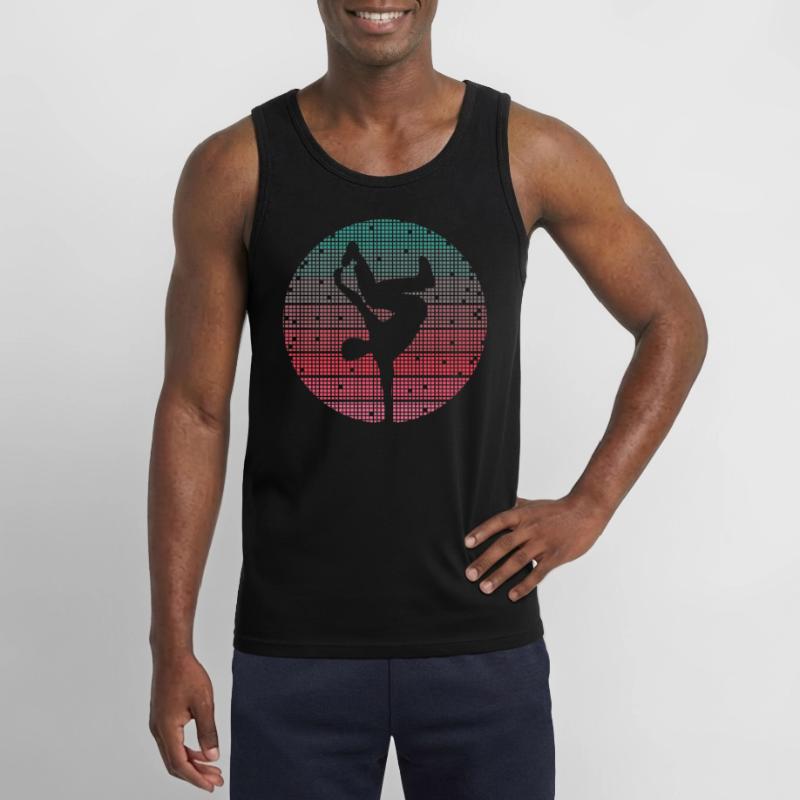 Breakdance Dance Breakdancer Retro Breakdancer Gildan Men’s Tank Top