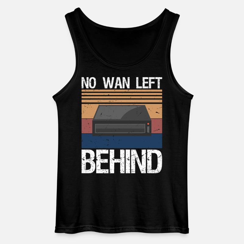 Funny Network Engineer - Gildan Männer Tank Top - Schwarz