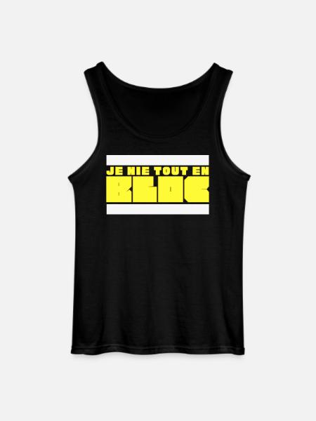 I deny everything outright - Gildan Men’s Tank Top - black