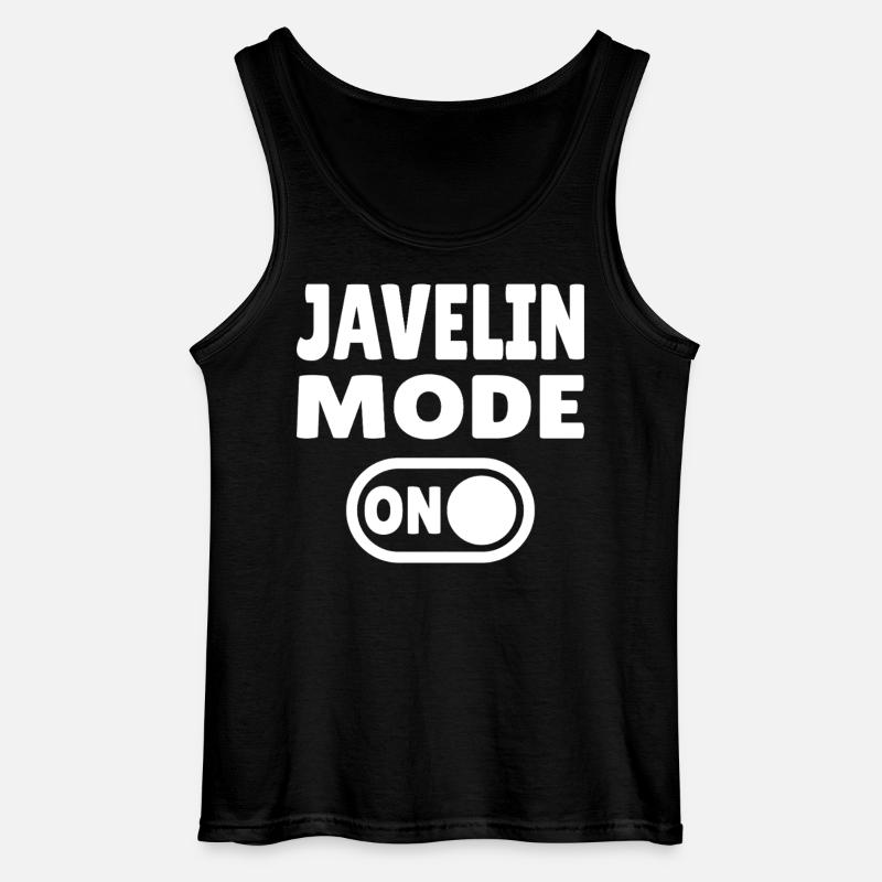 Javelin Mode ON - Speerwerfen - Gildan Männer Tank Top - Schwarz