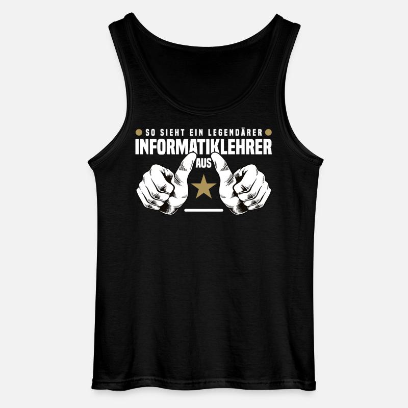 Computer Science Teacher - Gildan Men’s Tank Top - black
