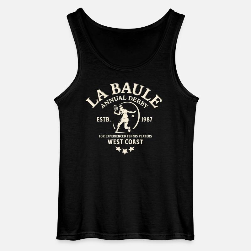 La Bale Derby Tennis Westküste - Gildan Männer Tank Top - Schwarz