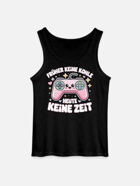 Retro Gamepad Spruchmotiv Gamer Design - Gildan Männer Tank Top - Schwarz