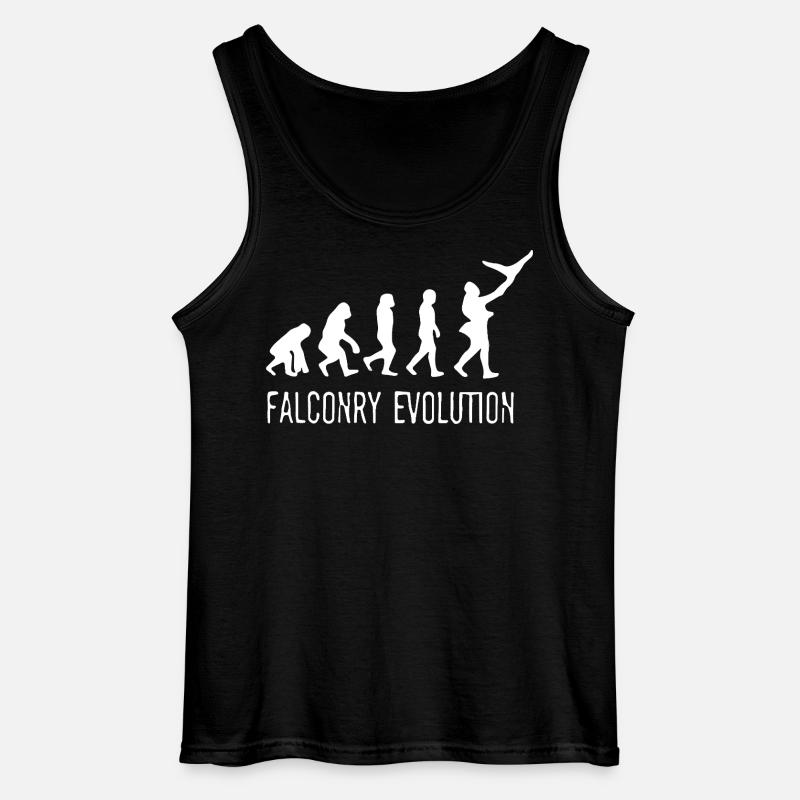 Évolution de la Fauconnerie - Débardeur Gildan Homme - noir