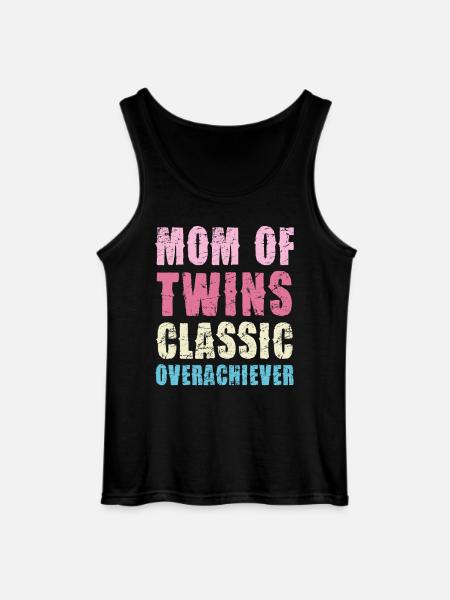 Mom of Twins – Classic High-Flyer - Gildan Men’s Tank Top - black