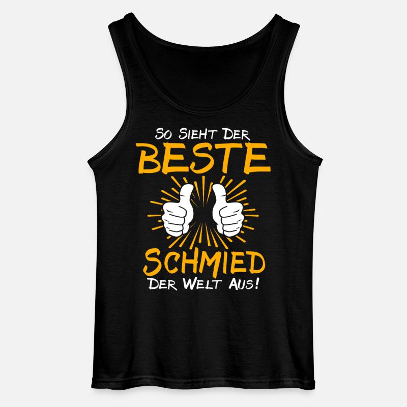 Schmied Geschenkidee - Gildan Männer Tank Top - Schwarz