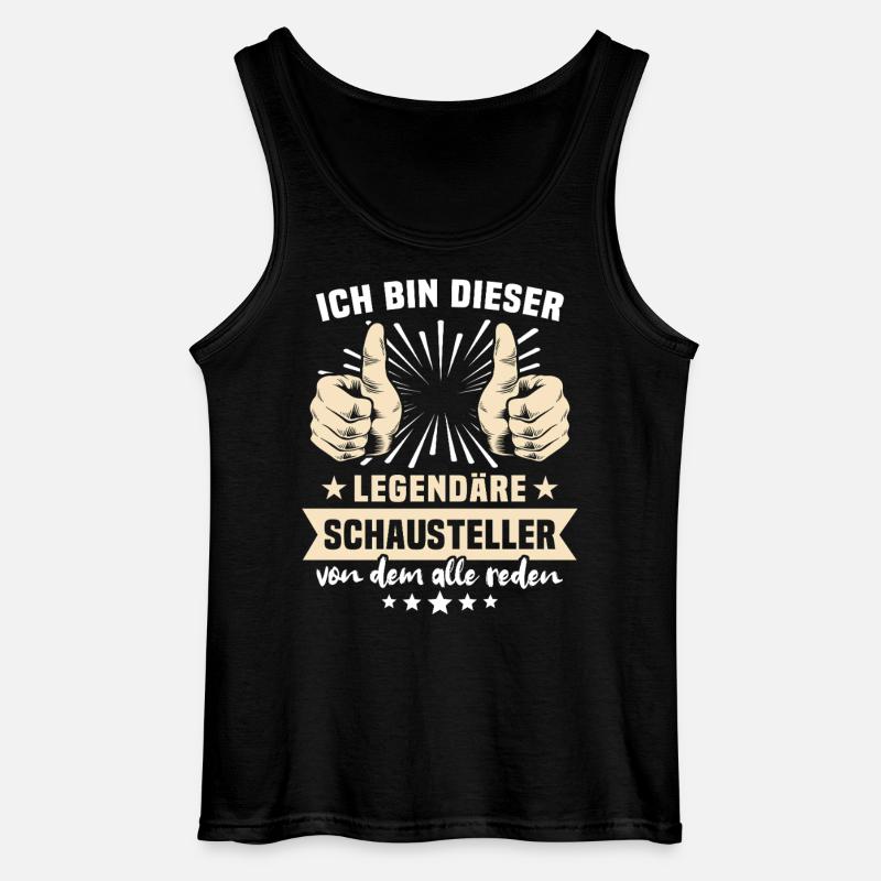 Schausteller Sprüche - Gildan Männer Tank Top - Schwarz