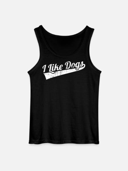 J’aime les chiens - Débardeur Gildan Homme - noir