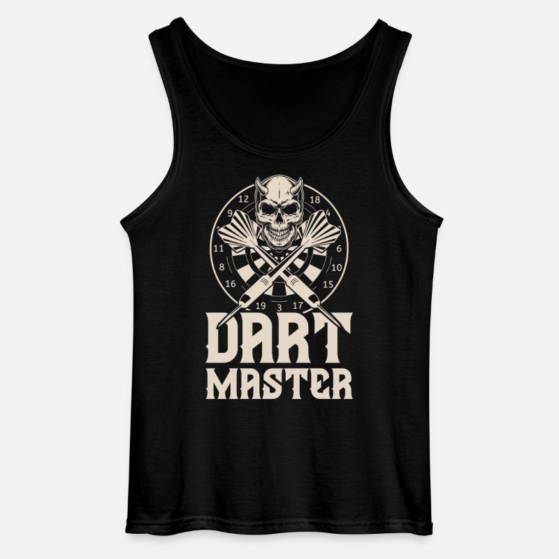Darts - Gildan Männer Tank Top - Schwarz