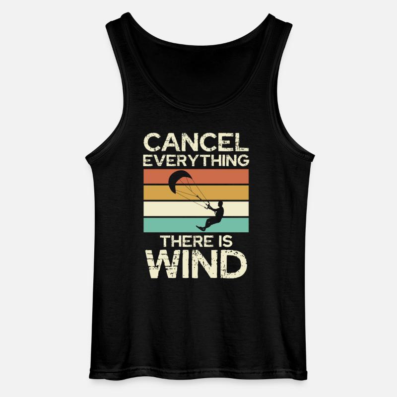 Cancel Everything There Is Wind - Gildan Men’s Tank Top - black