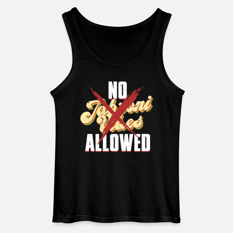 No Jabroni Vibes Allowed - Gildan Männer Tank Top - Schwarz