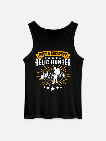 Relic Seeker Relics Search - Gildan Men’s Tank Top - black