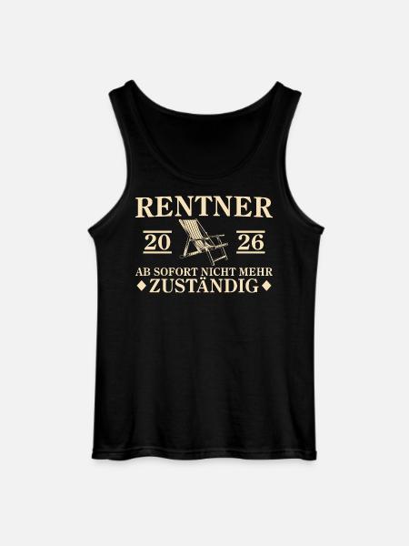 Retraite 2026 Retraite Non responsable - Débardeur Gildan Homme - noir