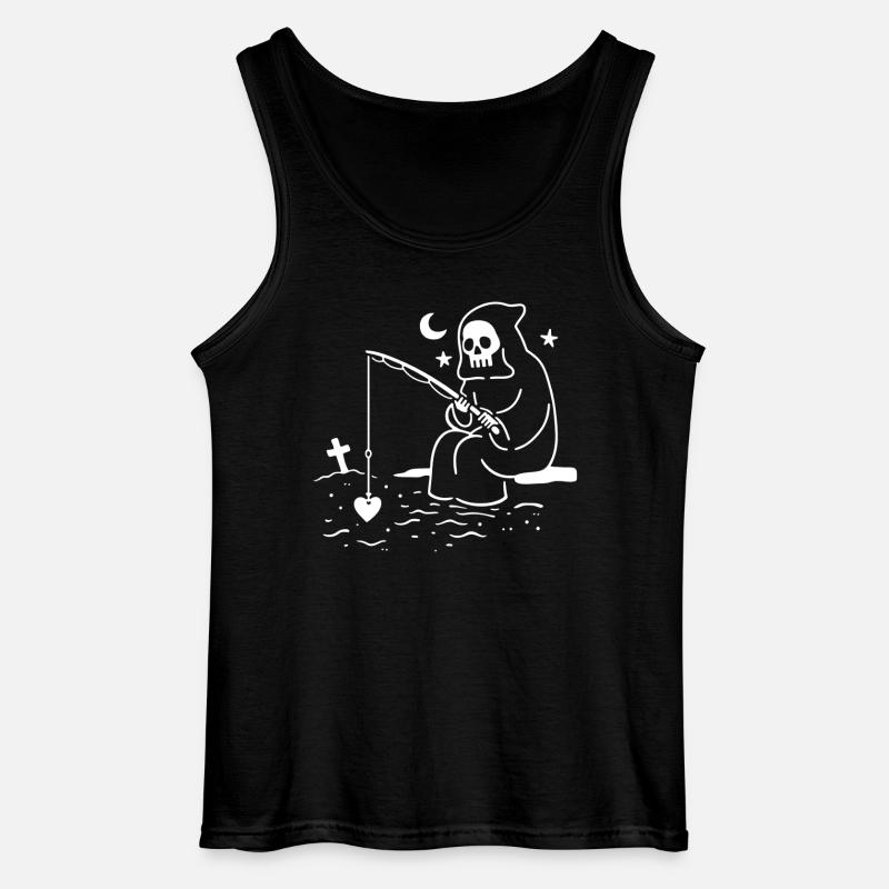 Herzfang des Sensenmanns - Gildan Männer Tank Top - Schwarz