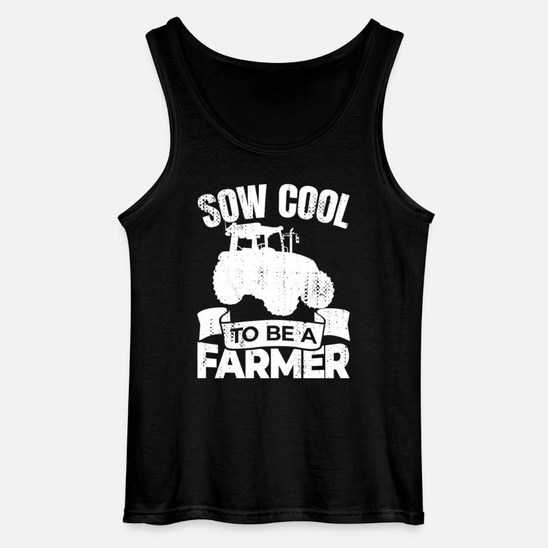 So Cool ein Bauer zu sein - Gildan Männer Tank Top - Schwarz