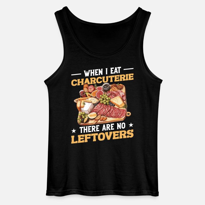 Käseplattenfleisch mit Umschlag-Lebensmitteln - Gildan Männer Tank Top - Schwarz