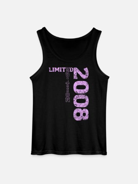 Limited Edition 2008 18th Birthday Gift - Gildan Men’s Tank Top - black