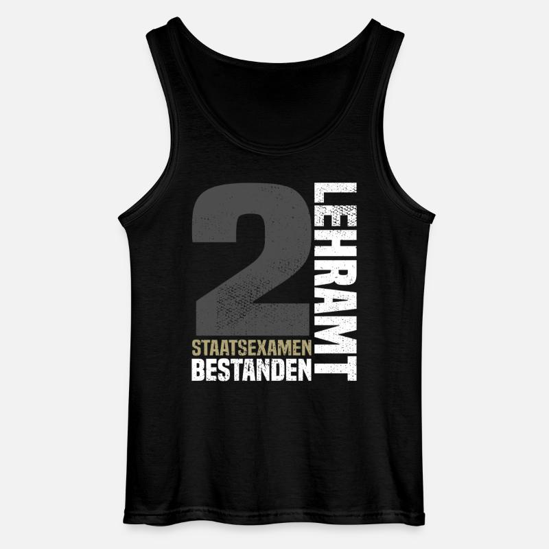 2nd State Examination in Teaching - Gildan Men’s Tank Top - black