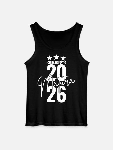 Matura 2026 I'm done - Gildan Men’s Tank Top - black