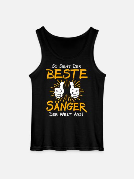 Singer Gift Idea - Gildan Men’s Tank Top - black