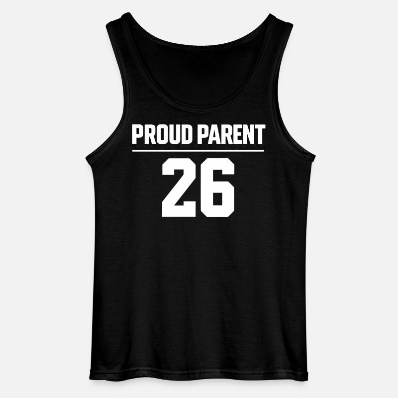 Proud Parent 2026 Eltern Stolz - Gildan Männer Tank Top - Schwarz