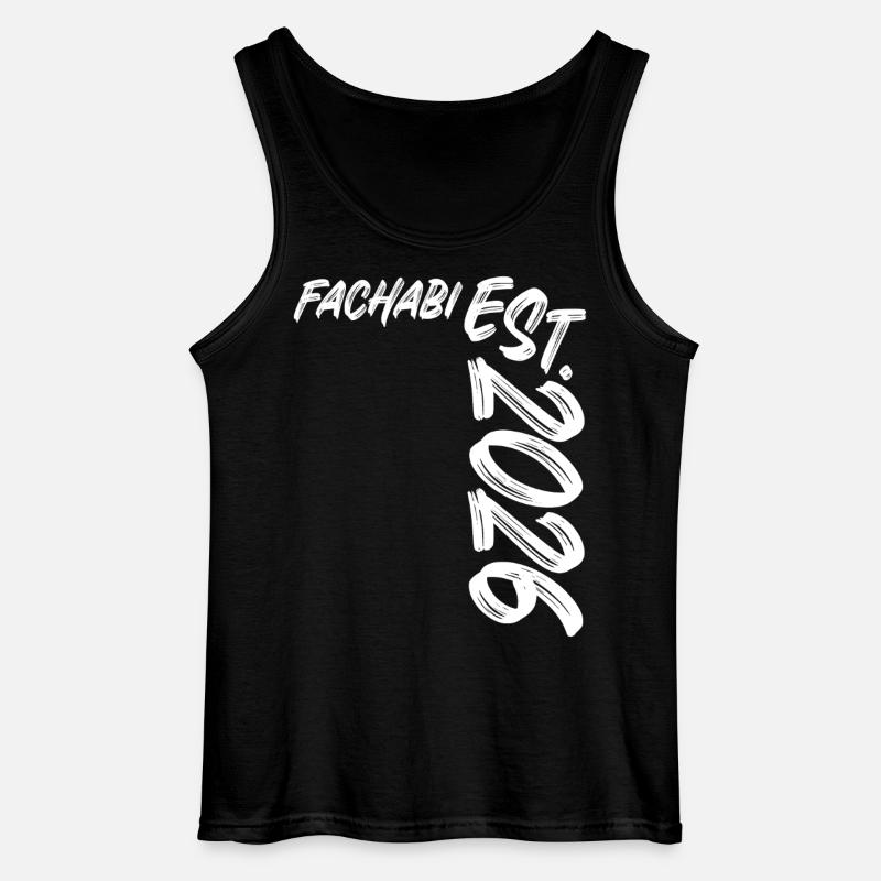 Fachabi 2026 - Gildan Männer Tank Top - Schwarz