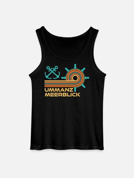 Ostsee Urlaub MEERESBLICK Lustiges - Gildan Männer Tank Top - Schwarz