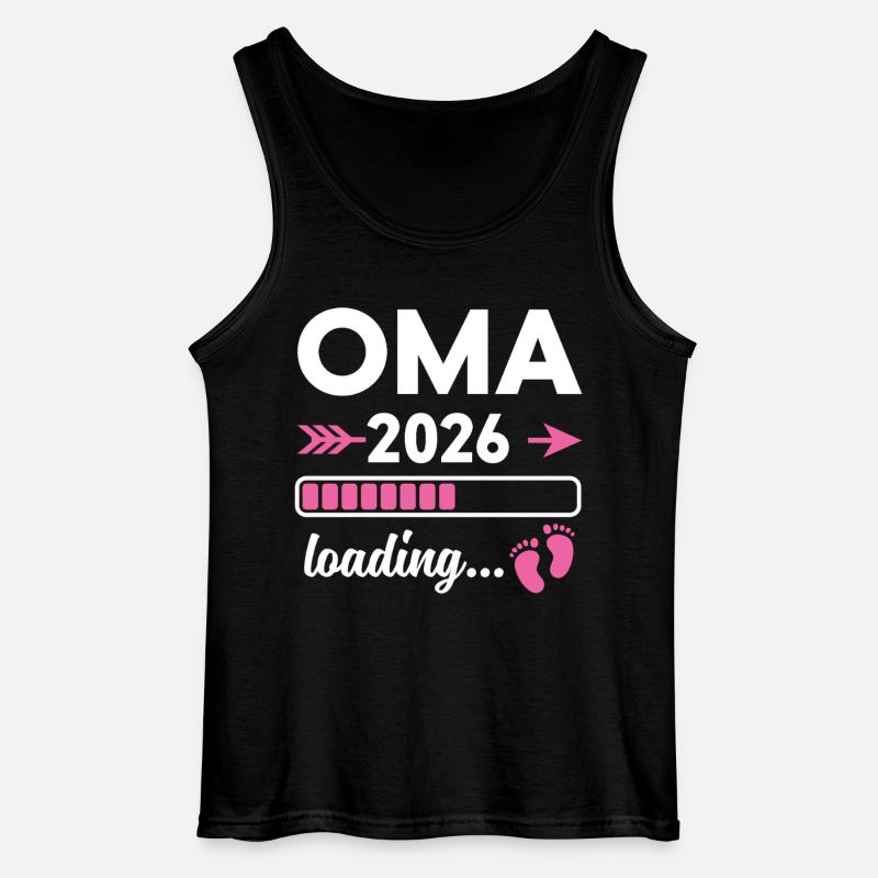 Oma 2026 Loading - Gildan Männer Tank Top - Schwarz