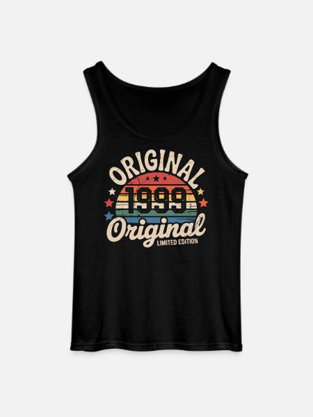 1999 Vintage Limited Edition Gift 1999 - Gildan Men’s Tank Top - black