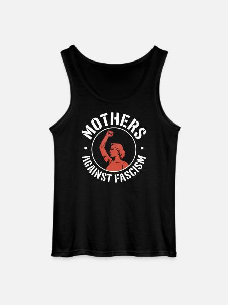 Mothers against Fascism - Antifascist Merch - Gildan Men’s Tank Top - black