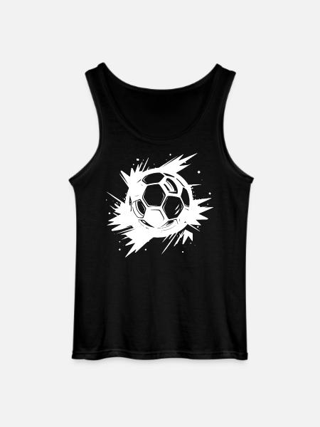 Football Street Art - Gildan Men’s Tank Top - black