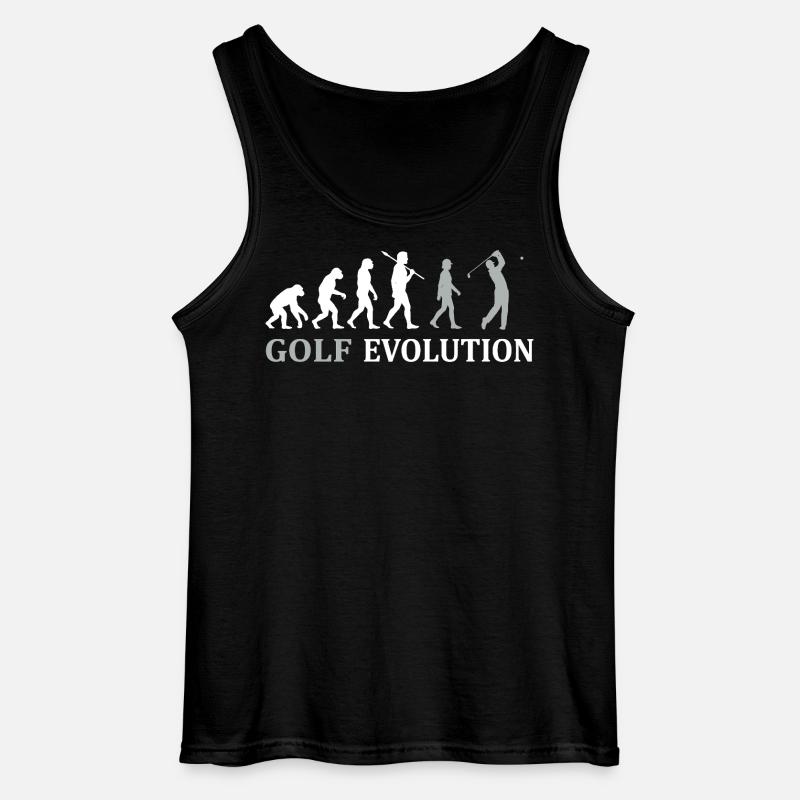Golf Evolution – Das perfekte Golfer Geschenk - Gildan Männer Tank Top - Schwarz
