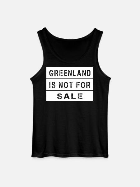 Le Groenland n’est pas à vendre - Débardeur Gildan Homme - noir