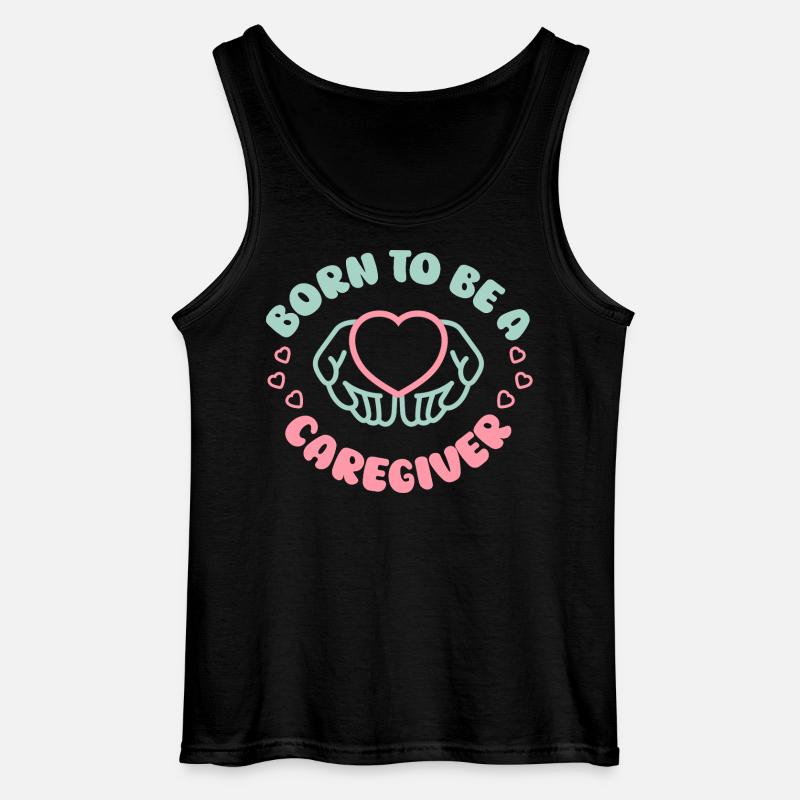 Pflegerin Pfleger Altenpflege - Gildan Männer Tank Top - Schwarz