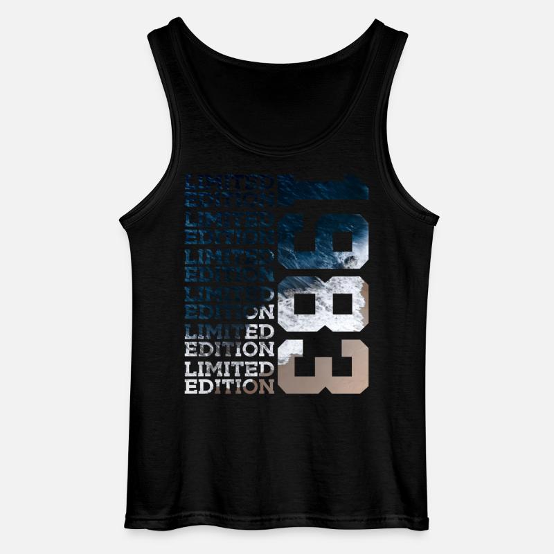 BEGRÄNSAD UPLAGE 1983 43 ÅR 43 ÅRSDAG - Gildan tanktopp herr - svart