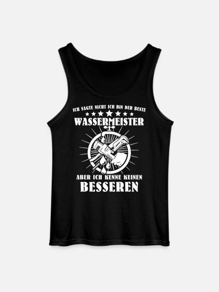 Water Master Sayings - Gildan Men’s Tank Top - black