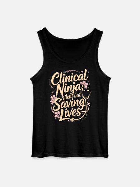 Nurse Practitioner Clinical Ninja Medical Provider - Gildan Men’s Tank Top - black